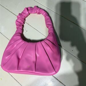 Gabbi Ruched Hobo Handbag - Pink